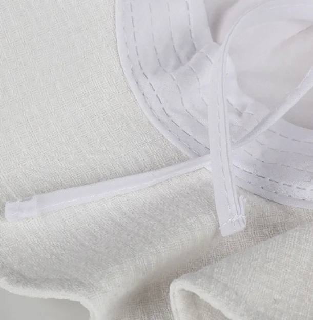 pure cotton sunbonnet baby hat summer along the hood male fisherman baby Bucket hat