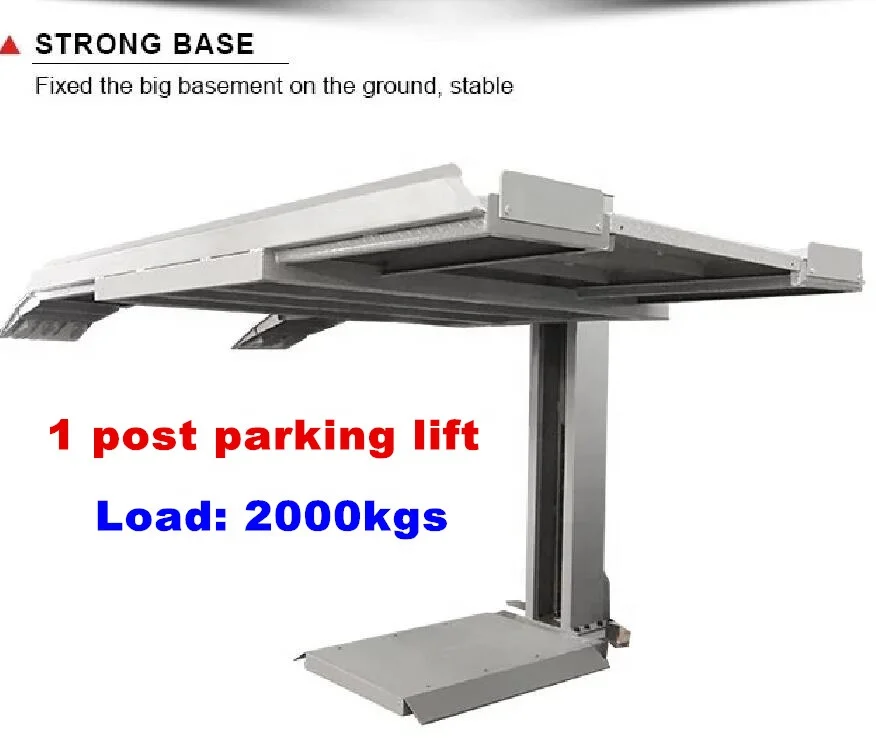 popular single post car parking lift