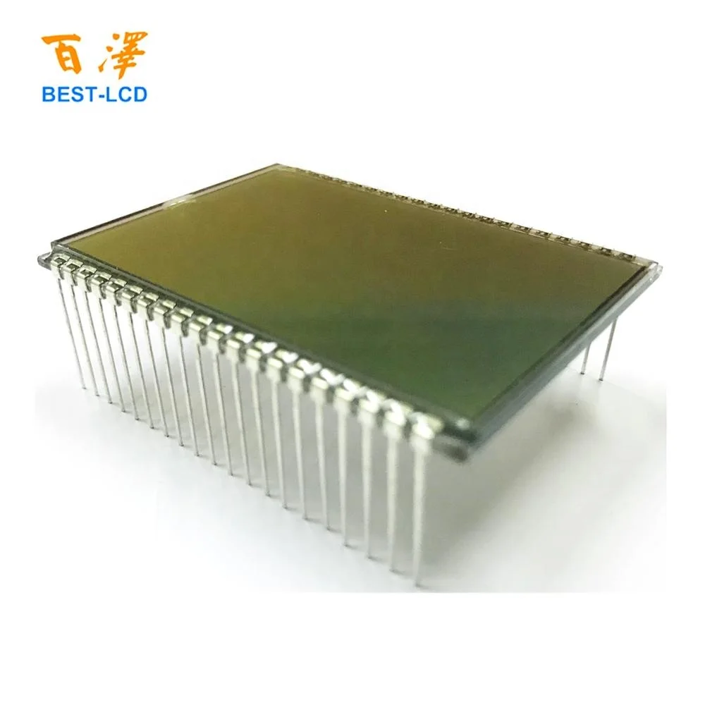 
Newly Customized 40pin Black White Segment HTN LCD Display For Irrigation System/Industrial Meter/Multimeter/Hybrid Meter etc. 