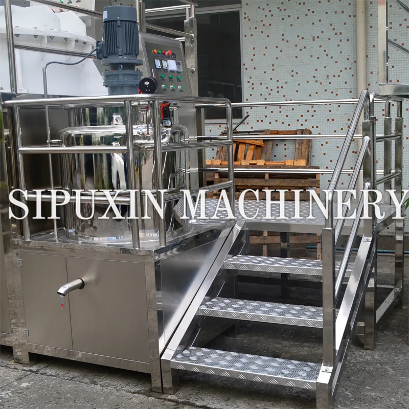 Sipuxin Stainless Steel 1000l Shampoo Making Machine Heating Mixing Tank Mixing Equipment