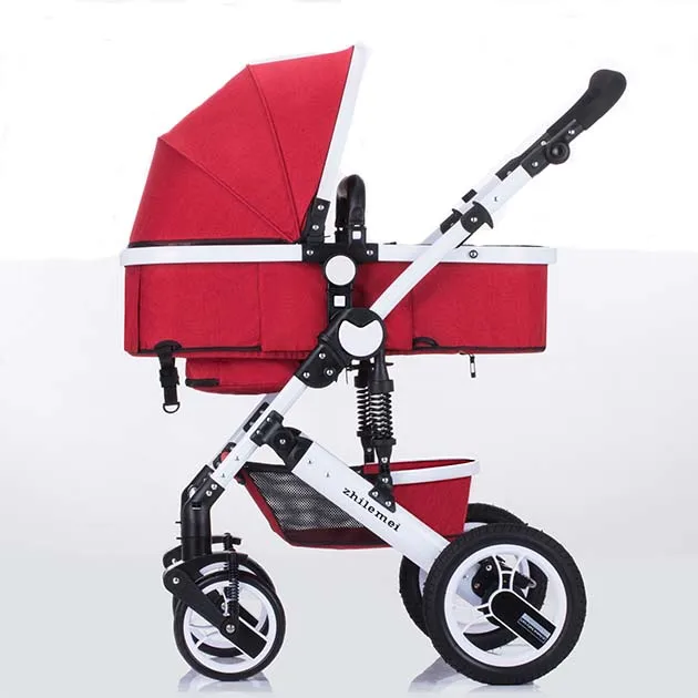 2018 hot sale Alibab online hot sale baby car seat carriage 3 in 1 multi-functional baby stroller with Baby carry basket