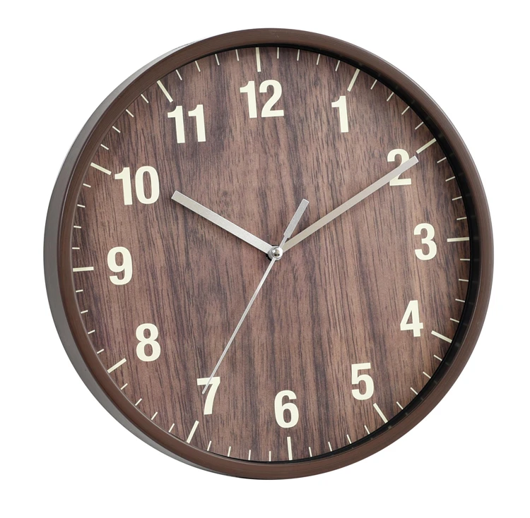 
10 inch Customizable wholesale home decorate Digital Metallic Wall clock 