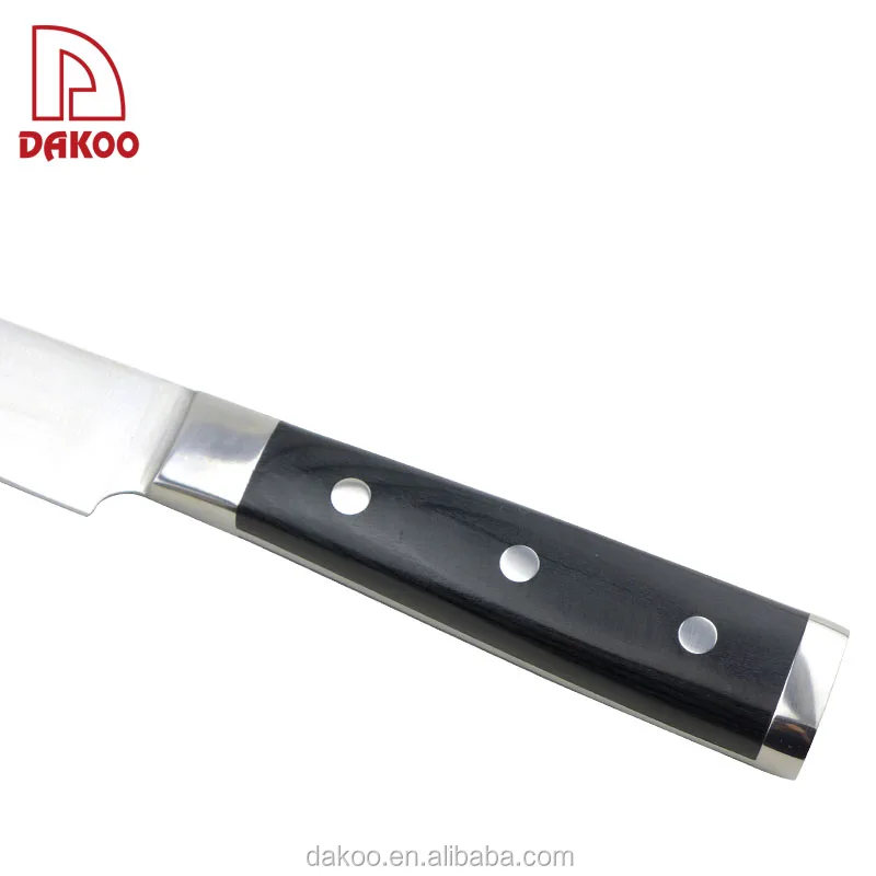 Yangjiang High Quality  13PCS Kitchen Knife Set with Wooden Block and Poultry Scissors 5Cr15Mov Stainless Steel