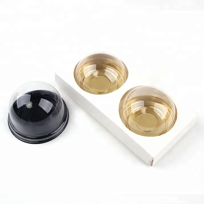 Прозрачные пластиковые купольные контейнеры для тортов, размер под заказ