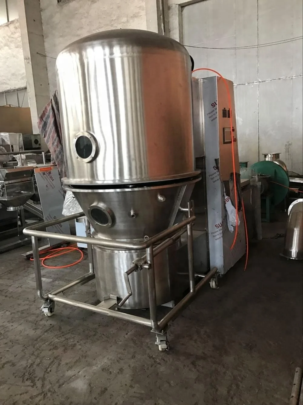 Vertical efficiency fluid bed dryer GFG series fluidized bed dryer from Shanghai Tianfeng