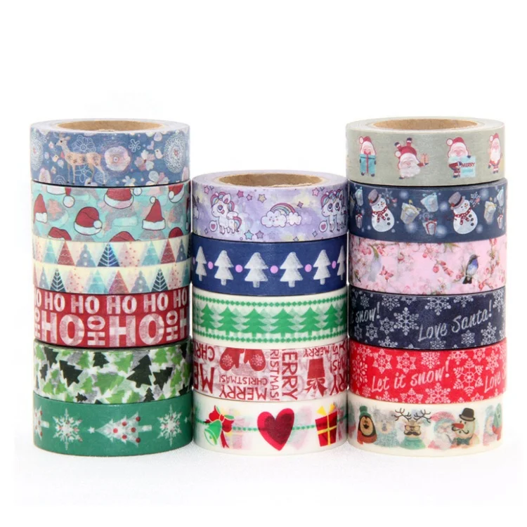 Tape Manufacturer Personal Design Self Adhesive Color Decoration Masking Paper Washi Tape Custom Printed
