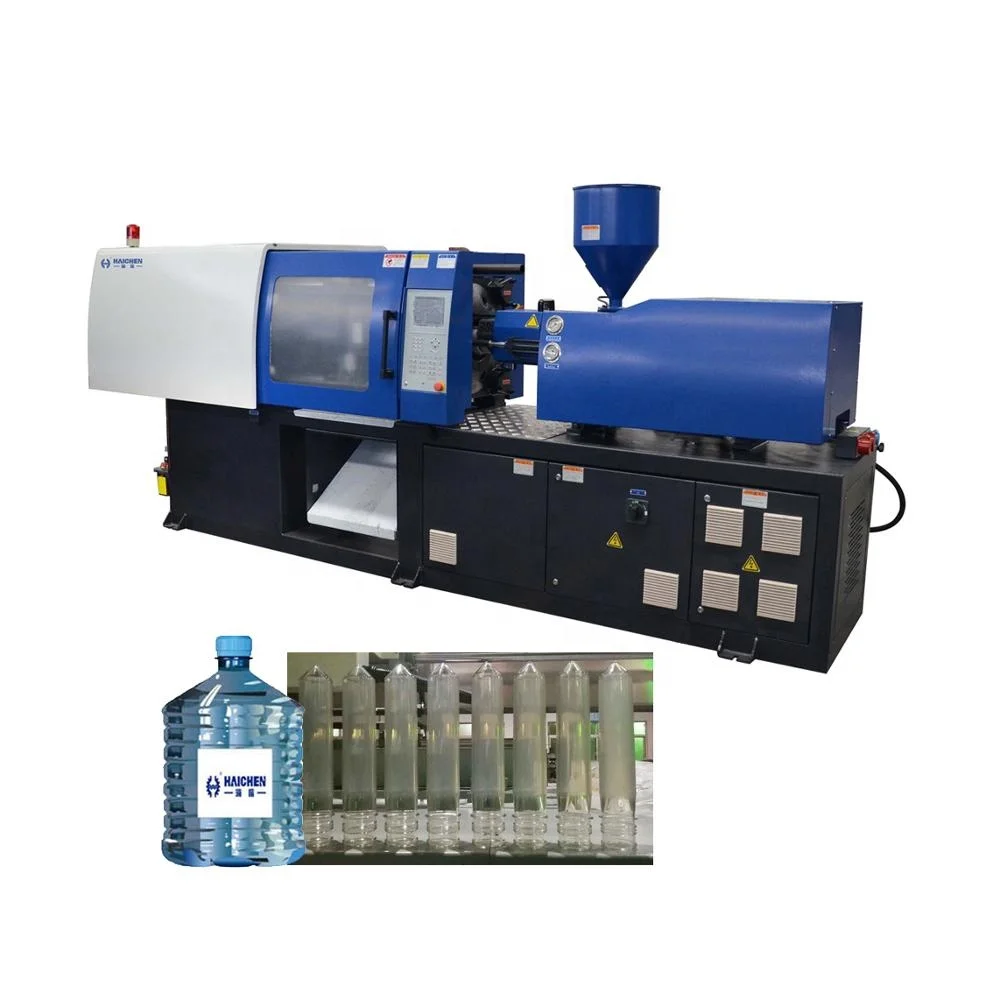 Haichen injection molding machine 550tn 20 liter 5 gallon water bottle pet bottle making machine price