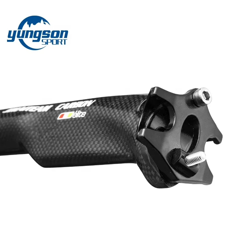 YUNGSON 27.2mm X 350mm FULL 3K CARBON FIBRE SEATPOST , road mtb etc