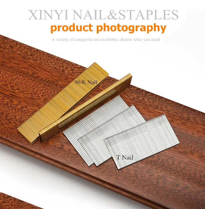 
XINYI T brad nail 16 gauge wooden nail for upholstery furniture T20 T25 T30 T32 T35 T38 T40 T45 T50 T57 T64 