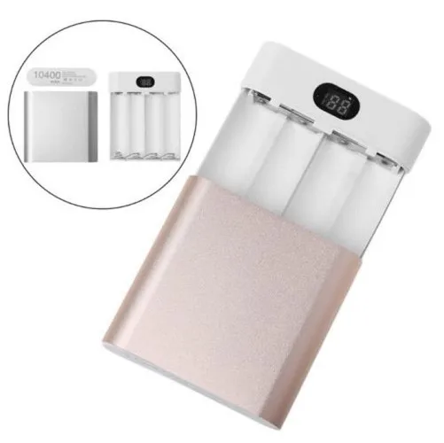 5V Dual USB 4X 18650 Power Bank Case Kit Battery Charger Box For Smart Phones drop shipping