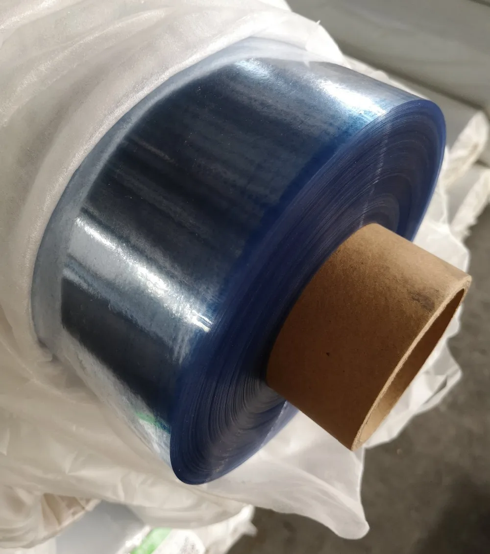 popular EN71 Plastic Flexible Clear PVC Film sheet  for Packaging   0.19mm