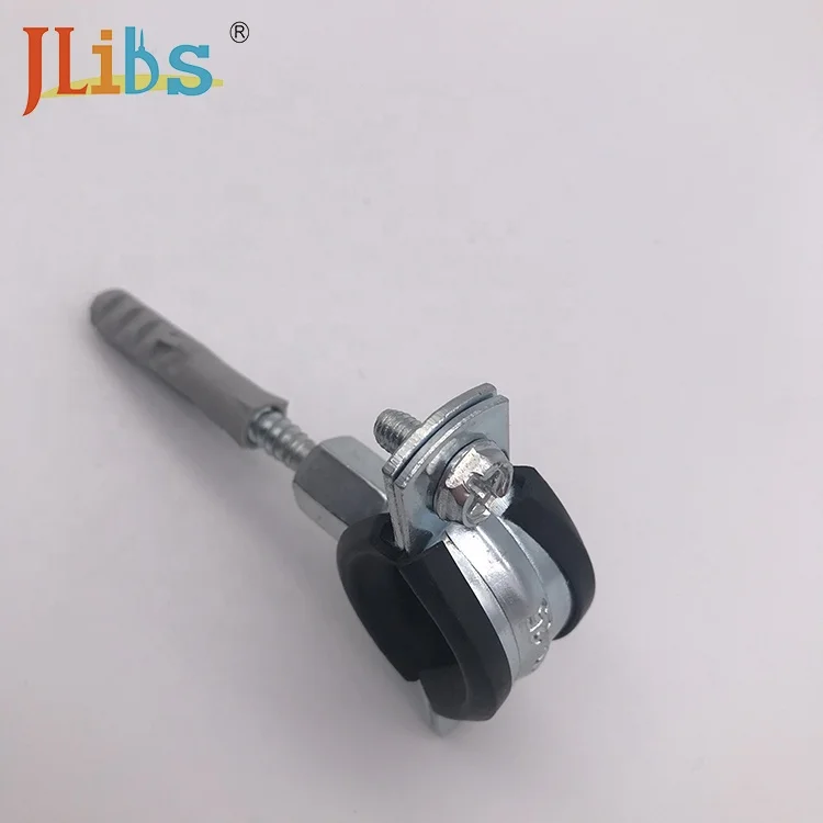 
Heavy duty pipe clip 1/4inch Pipe Clamps with EPDM rubber line 