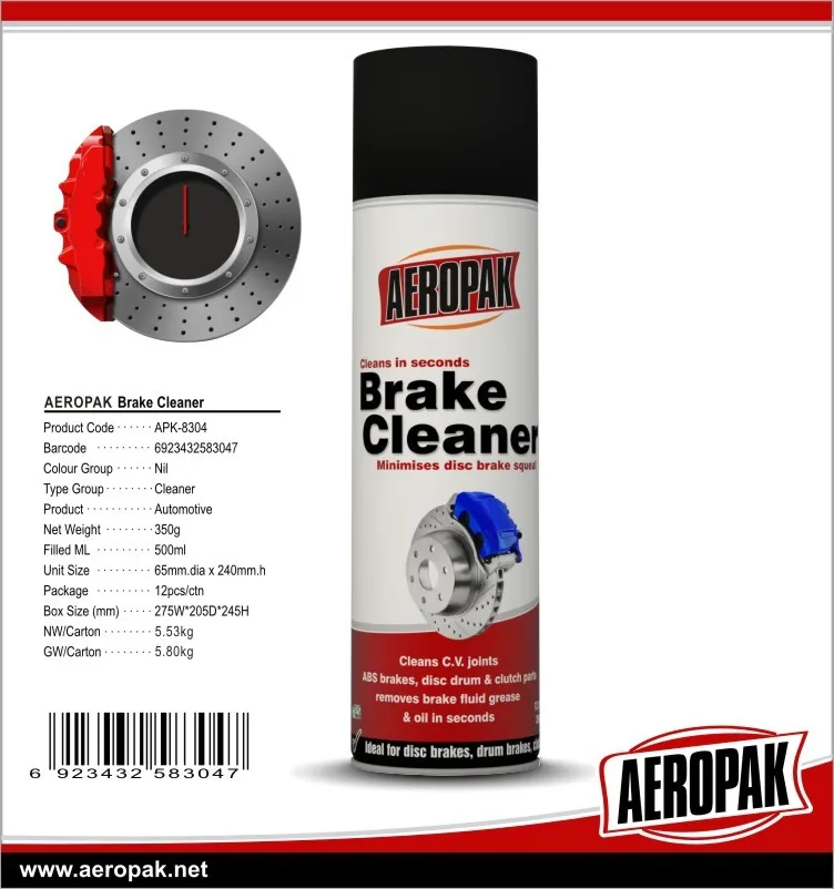Aeropak Eco-friendly Non-Chlorinated Brake Parts Cleaners