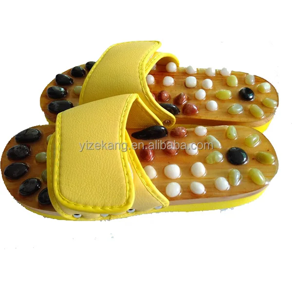 
Foot Massage Health Shoes Natural Pebble Massager Slipper For Men And Women 