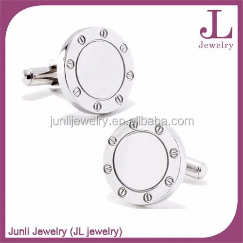 Hotsale Мужские ювелирные изделия из нержавеющей стали пользовательских запонки сделать логотип запонки