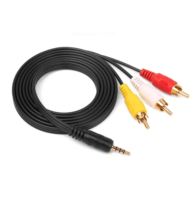  AV kable RCA штекер-штекер композитный аудио видео кабель