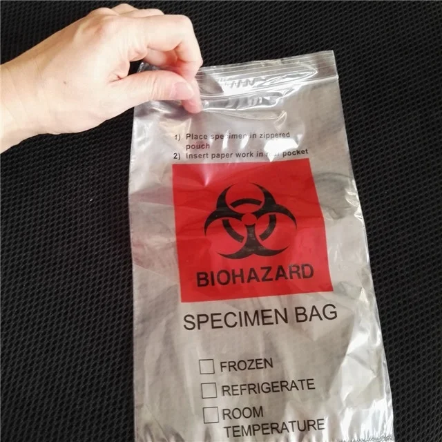 China product Biohazard Kangaroo Specimen bags
