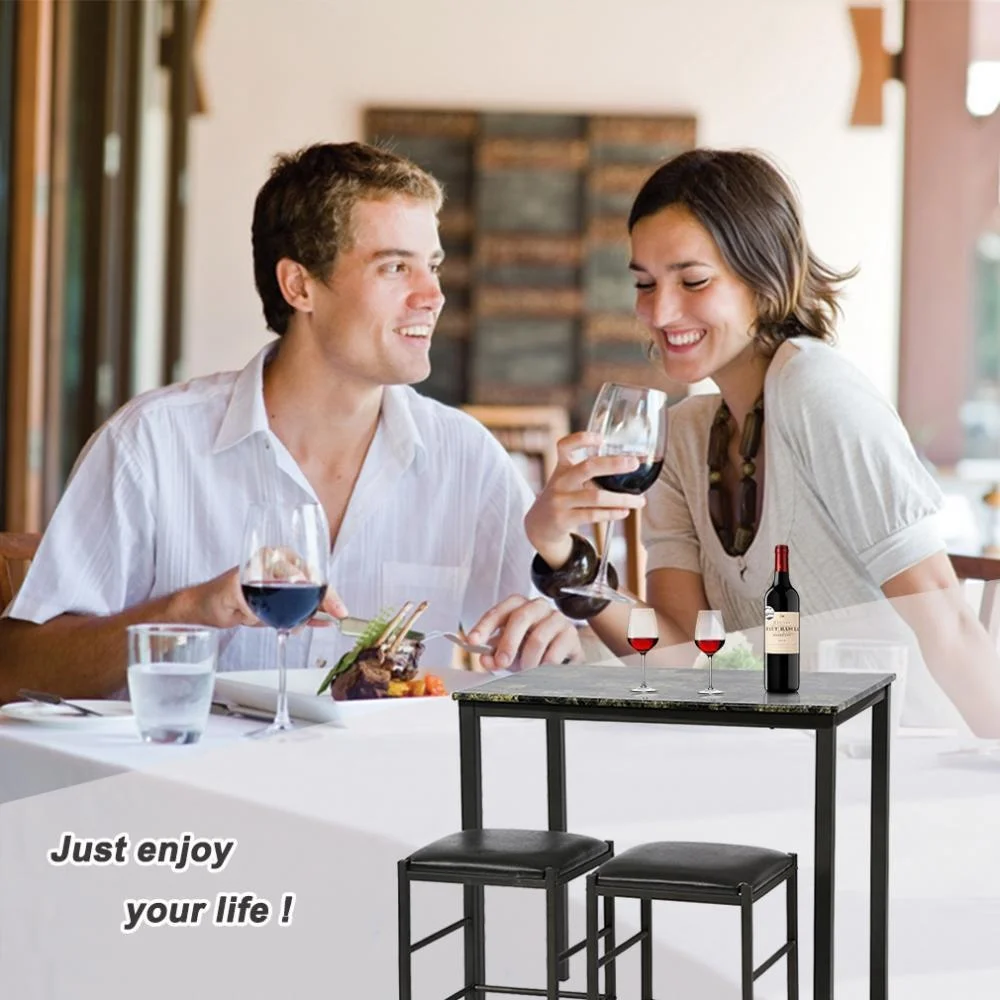 
Simple Dining Kitchen Table and Chairs Marble Dining Set Furniture 