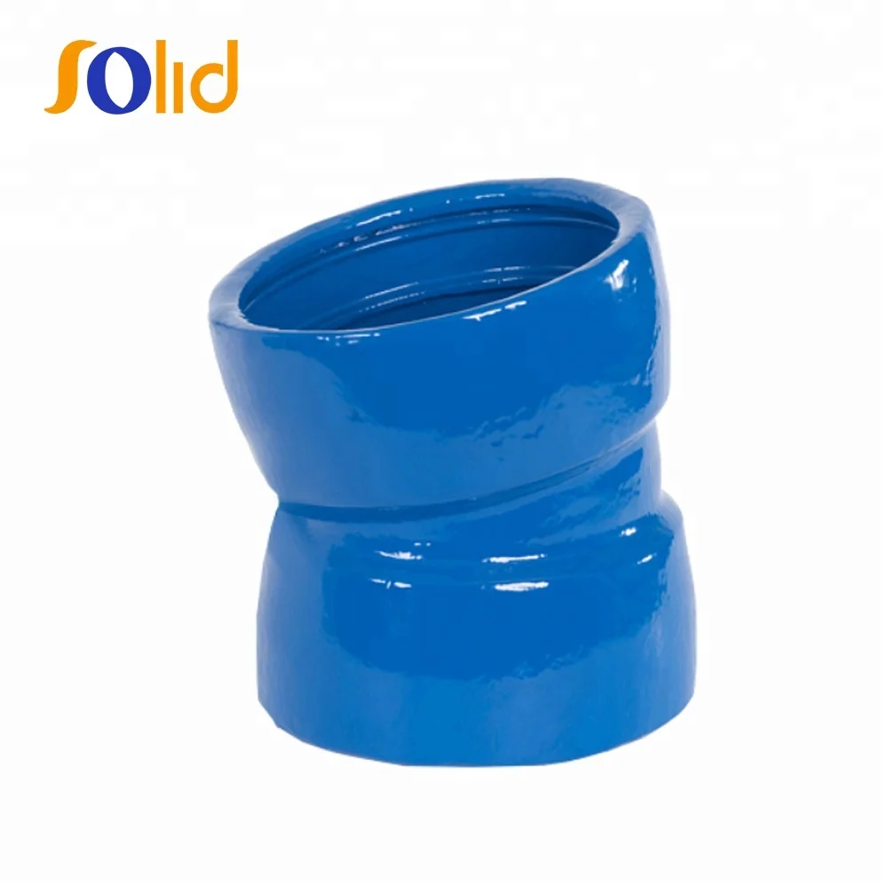Ductile Iron Tyton Joint Pipe Fittings Double Socket  90 Degree Bend