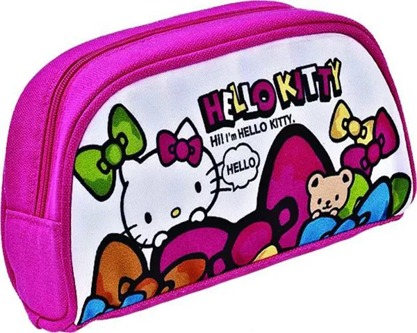 2018 мультяшная сумка для хранения косметики с цифровой печатью Hello