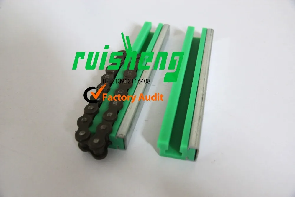 plastic high wear resistance steel galvanized UHMWPE roller chain guide