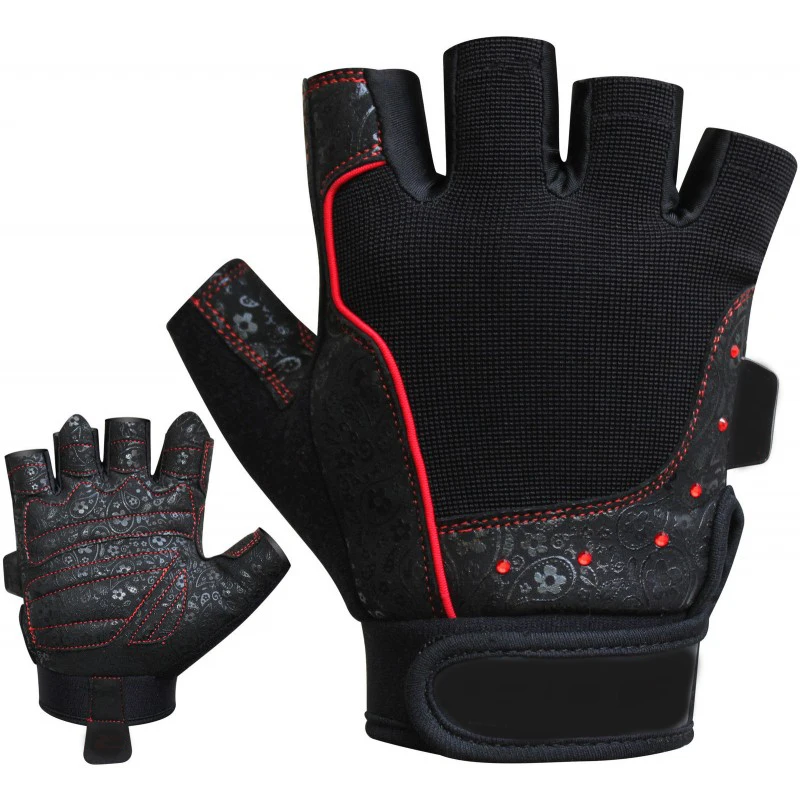 OEM кожаные перчатки для тяжелой атлетики, женские перчатки для тренажерного зала