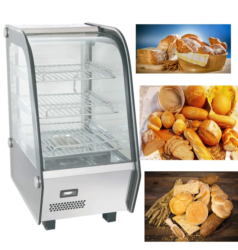 Малый размер столешница + 30 ~ + 90C температуры и хлебобулочных изделий витрина печенья BTR-65Z