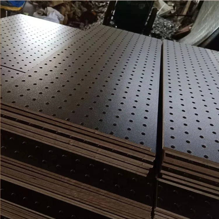 Customized size punching perforated 3d mdf panels for furniture manufacturer