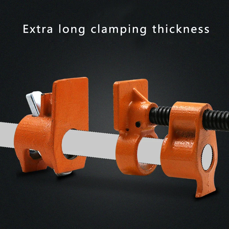 
1/2 3/4 Inch Wood Glued Clamp Cast Iron Pipe Heavy Carpentry Carpenter Tool 