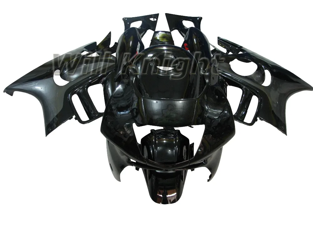 Glossy Black 600F3 Body Fairing Kit for Honda CBR600 F3 1997 1998 ABS Plastic Injection Mold
