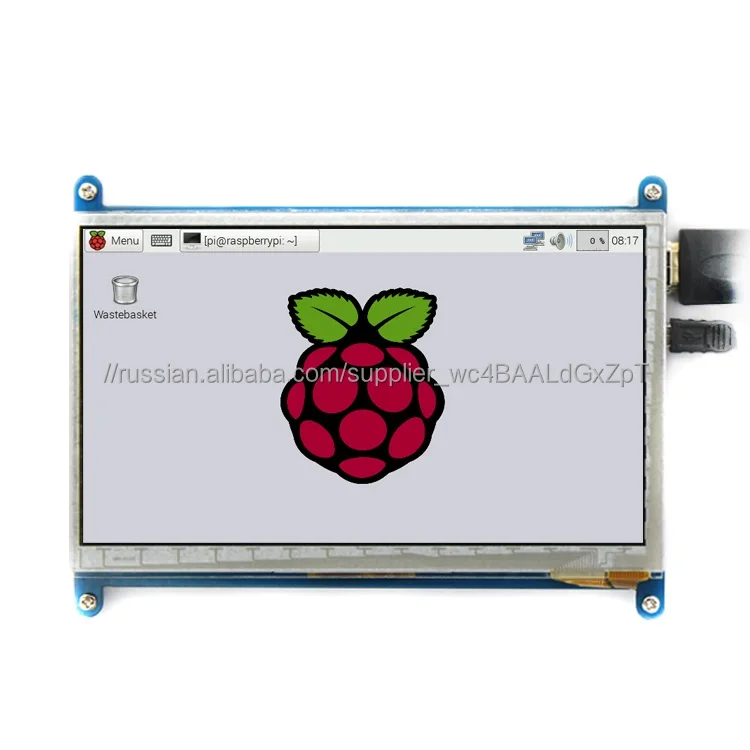 7 дюймов raspberry pi ЖК-дисплей сенсорный экран емкостный сенсорный дисплей raspberry pi/BB Черный HDMI HD raspberry pi дисплей