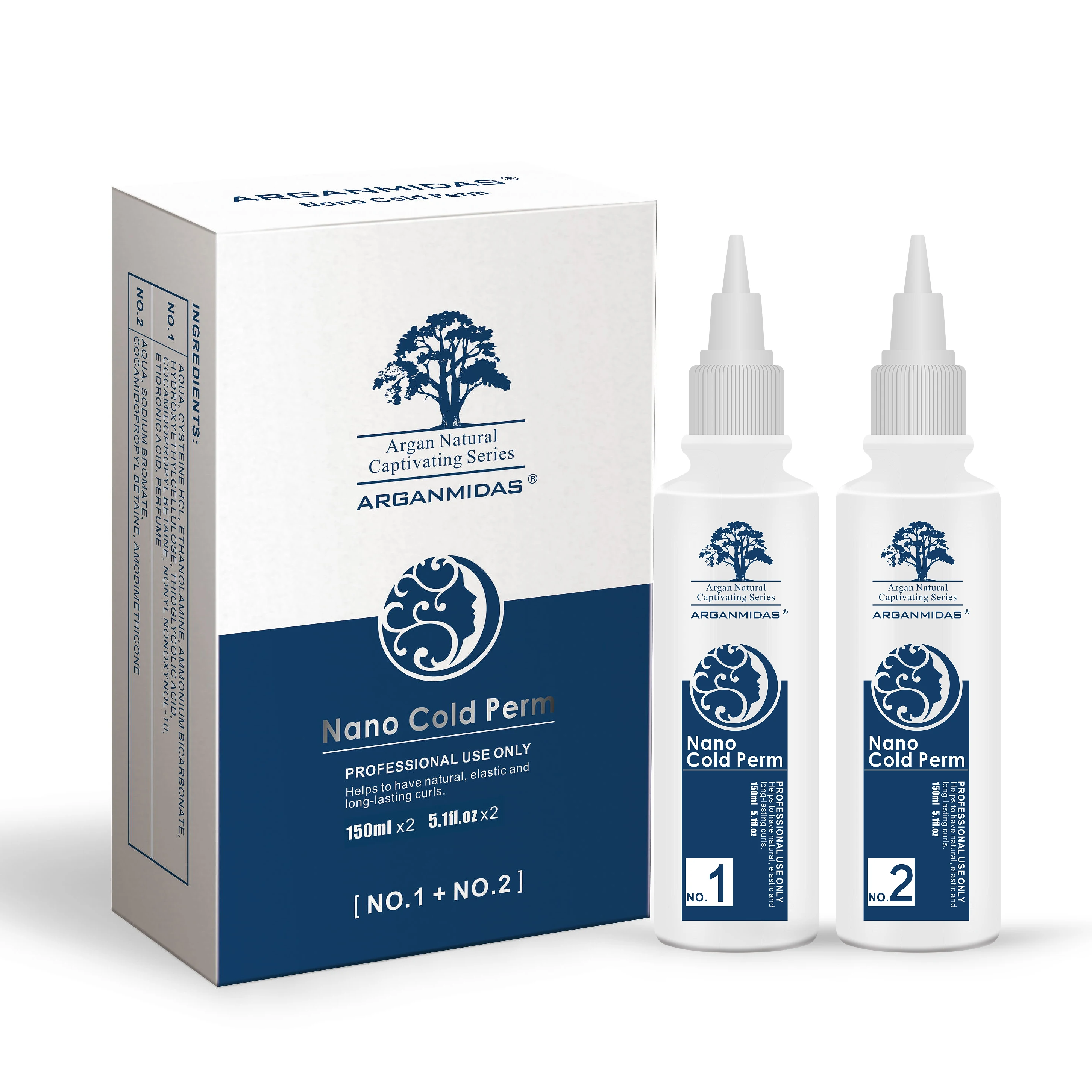 Permanent Curly Hair Perm Brands Arganmidas Cold Wave Perm Lotion