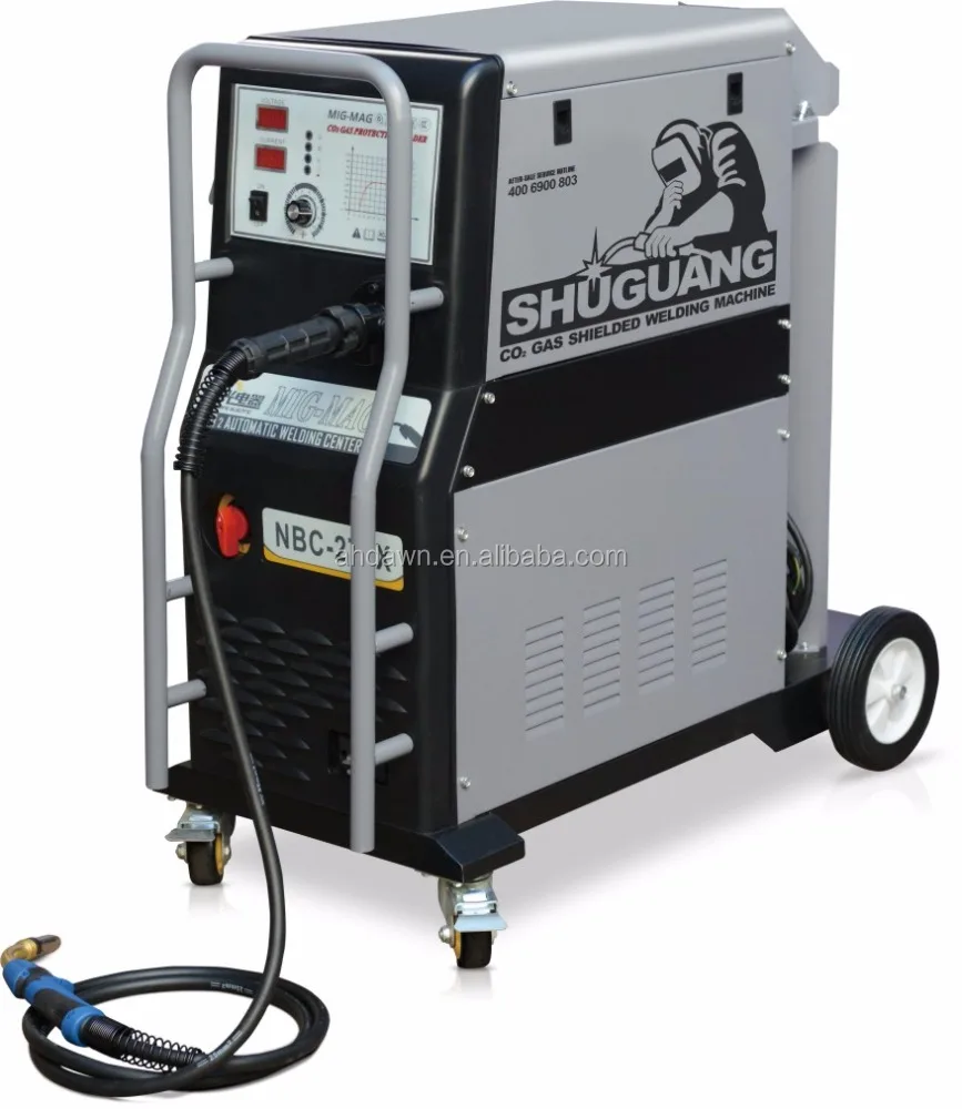 220v single phase CO2 gas shield MIG welder welding machine