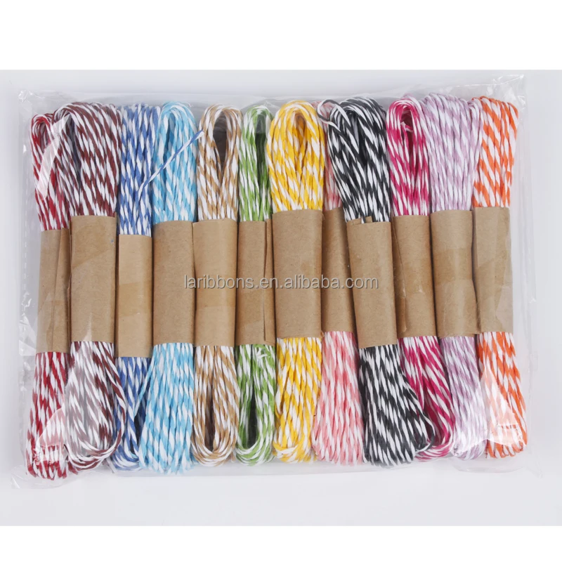 Factory wholesale DIY  bakers twisted paper twine