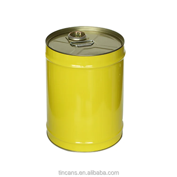 20 liter paint bucket round tin cans for glue