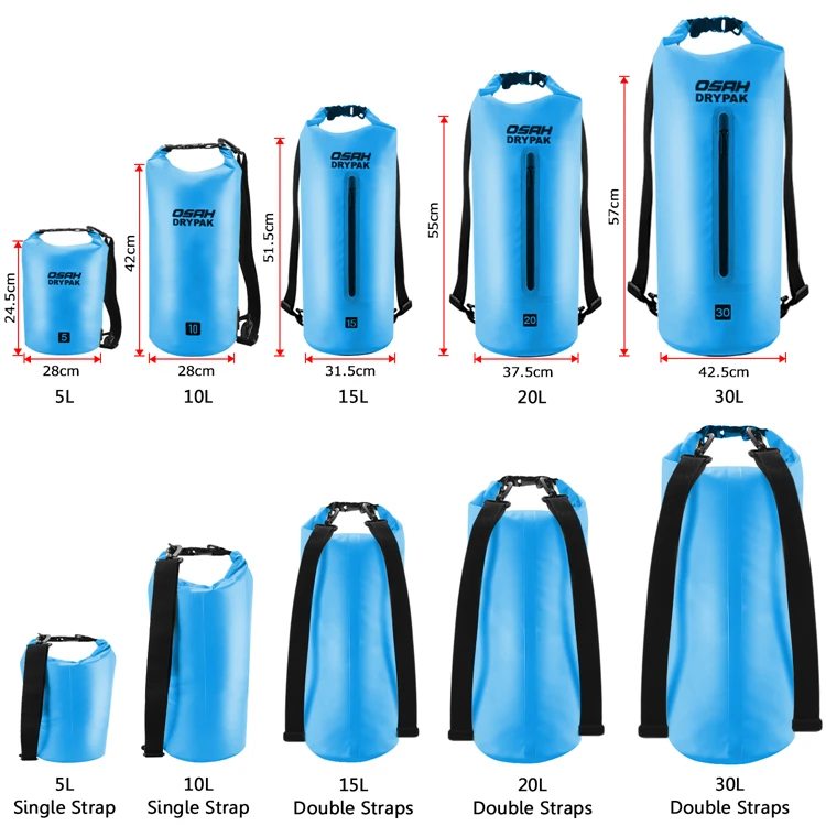 Waterproof PVC Tarpaulin 5l 10l 20l dry bag