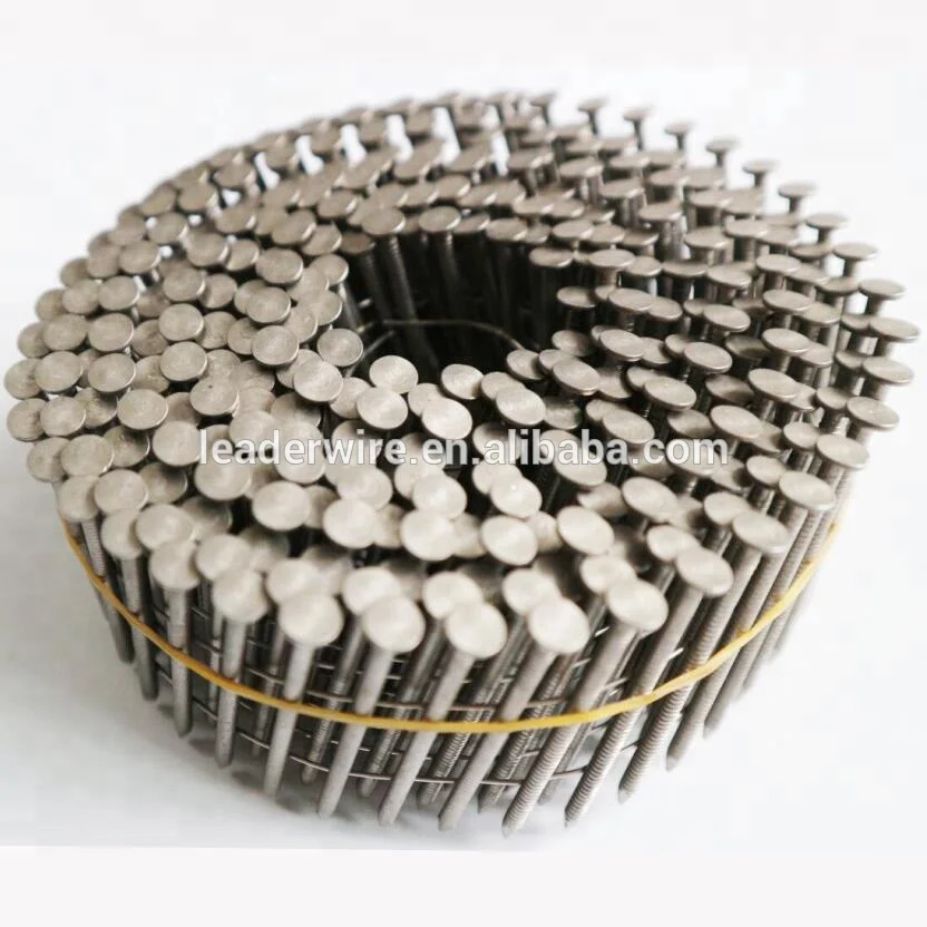 Cheap Price 2.5*50mm RING shank Stainless Steel Pallet Coil Nails