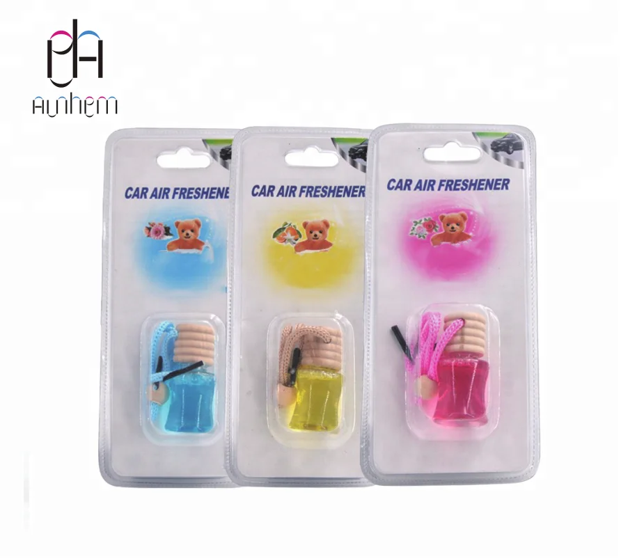 Hot selling long lasting hanging liquid car perfume hanging perfume liquid car perfume with logo printing, IC-323