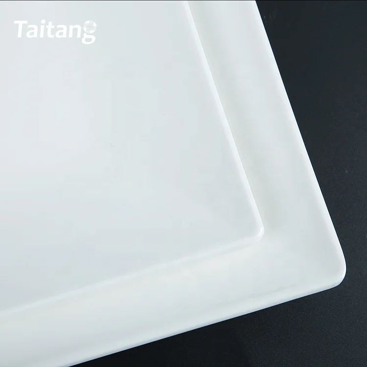  Кухонные принадлежности для ресторана ужина белые меламиновые тарелки с индивидуальным принтом