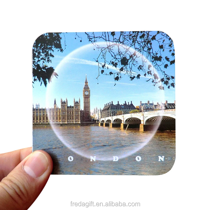 Hot sale PP lamination customized MDF cork/mdf round boards coaster