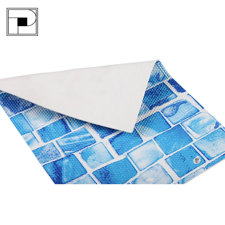
Durable fancy cylinder pvc liner mosaic pvc swimming pool liner 
