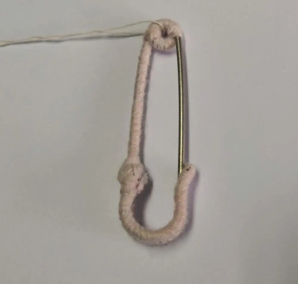 metal safety pin fashion safety pin fabric covered safety pin for garment accessories