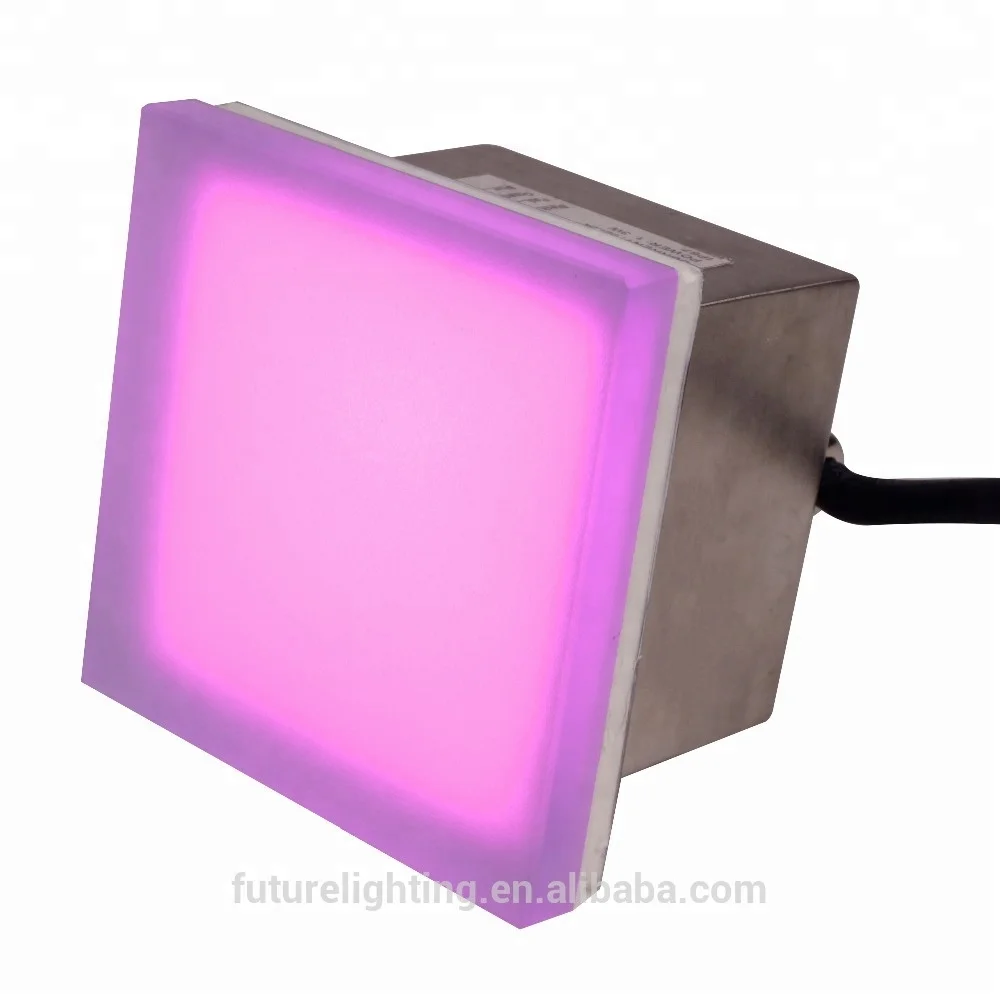 
Waterproof outdoor color changing 4W led floor tile light 