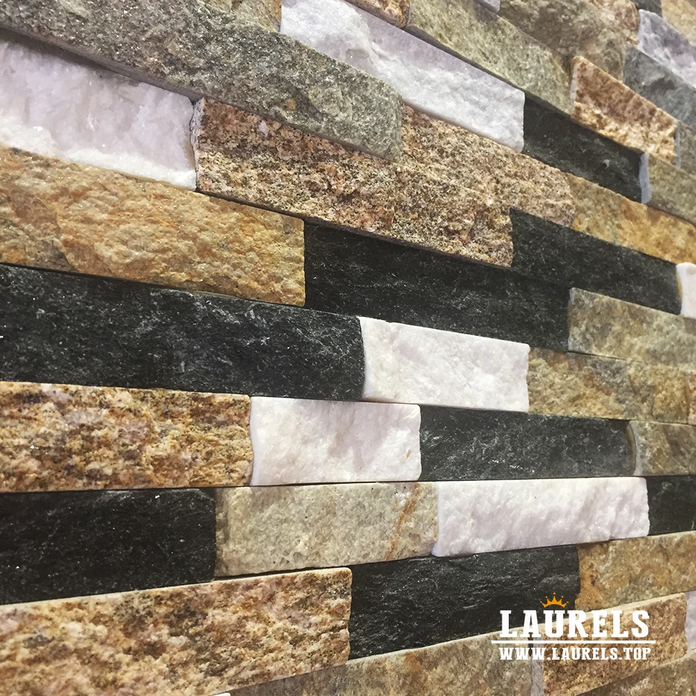 
Quality Multi-Color Marble Natural Cultural Stone Wall For Hotel Wall 