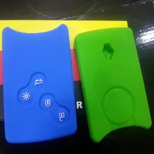 Silicone Car Key Case Cover Shell for Renault Captur Clio 2 Duster Koleos Key Holder Case Cover Food Grade Silicone Car Key Case