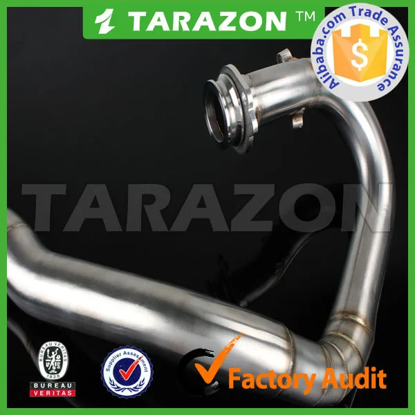 In stock! China supplier stainless steel bent exhaust pipe for CRF450R 09-12