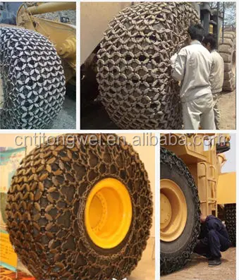 Clark Wheel Loader Tire protection Chain