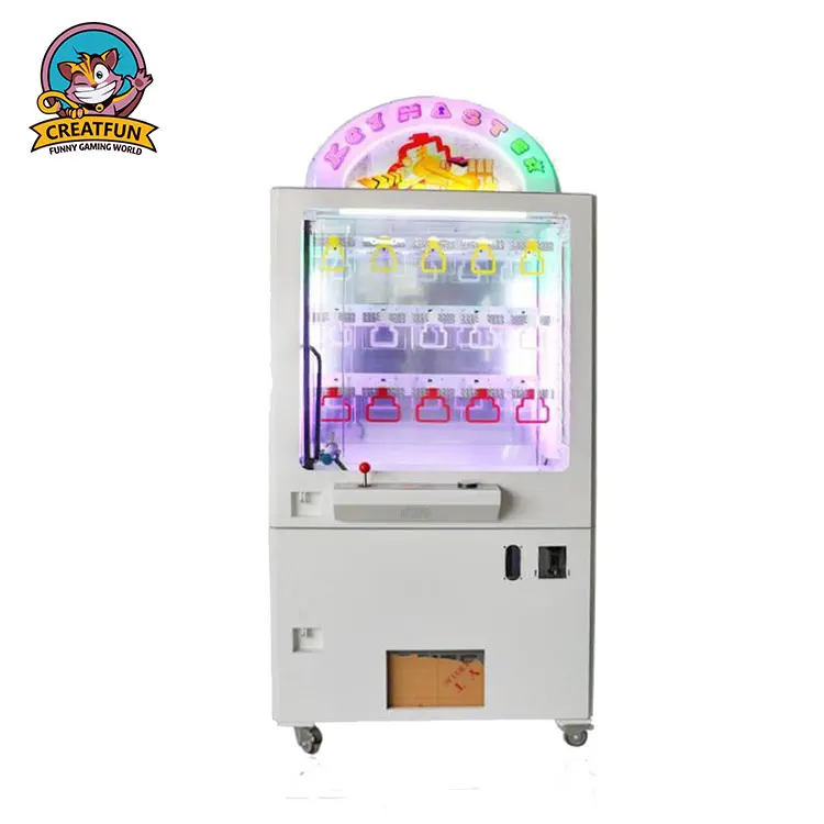 Popular Golden Key Master Arcade Machine Coin-Operated Claw Game