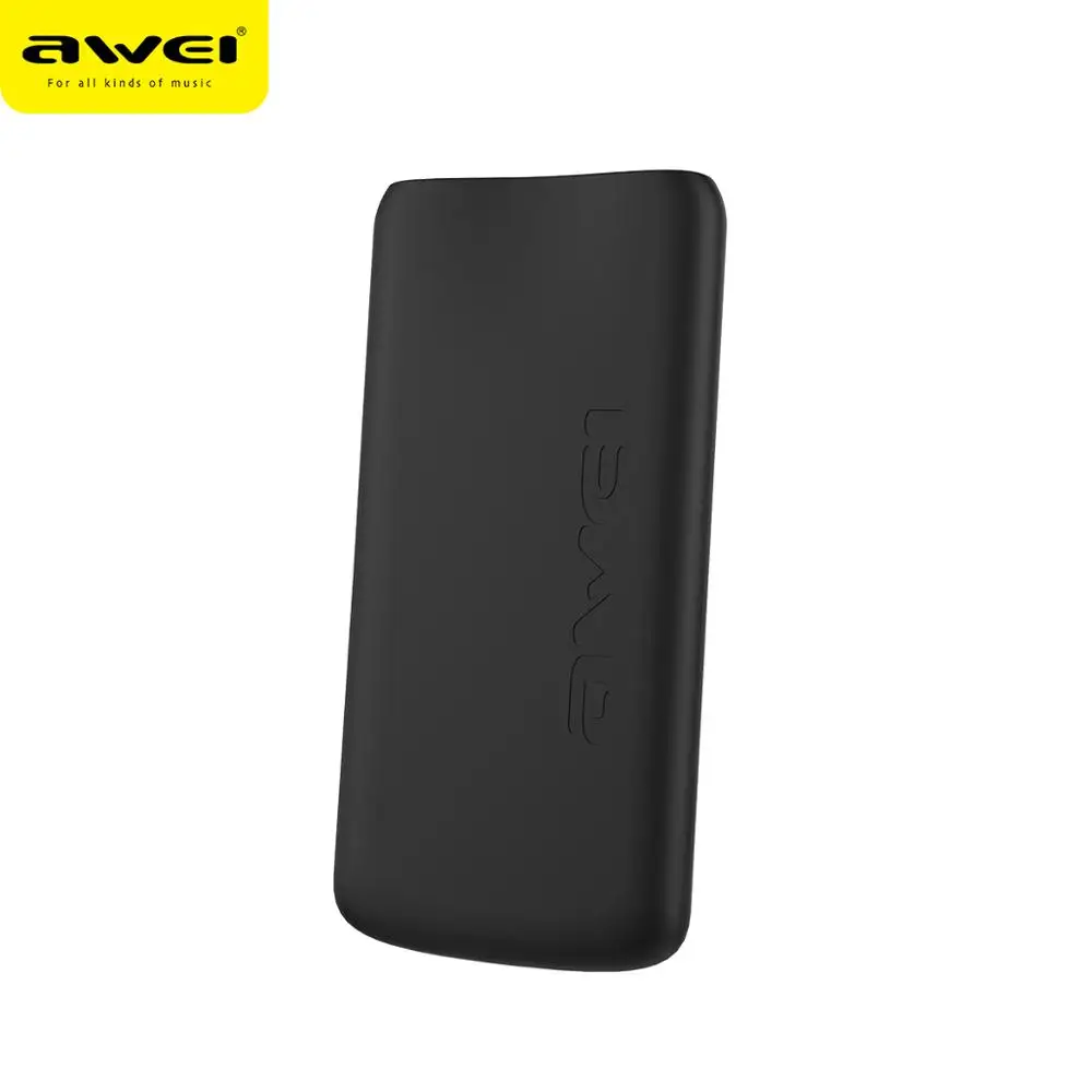 Original  factory Awei fast charging cute portable power bank 10000mAh with dual usb output