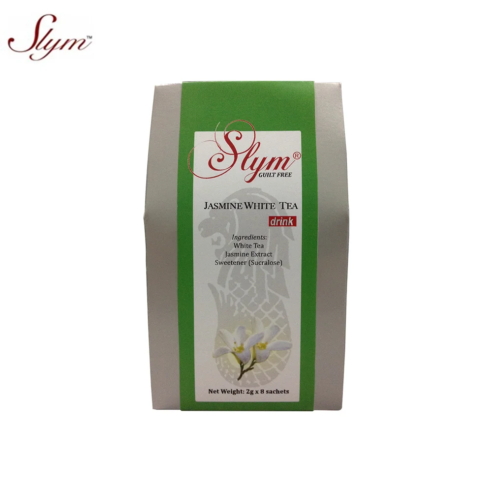 Weight Loss Health Slym Instant Tea Powder Jasmine White Flower Tea Drink